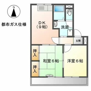 レジデンス光琳【403号室】の間取り