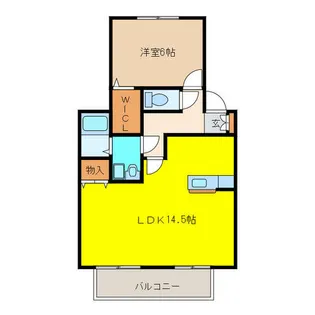 カーサ・リベルテ【2階】の間取り