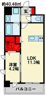 Prosperer大手町【3階】の間取り