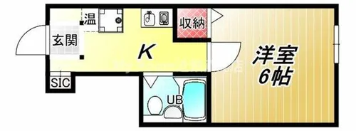 ディバージョン久宝寺【3階】の間取り