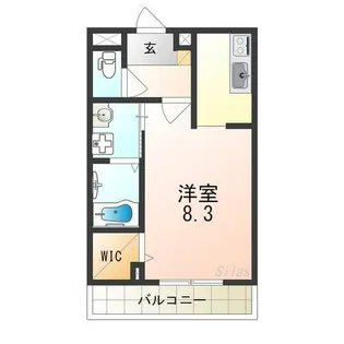 クラシカル堺【2階】の間取り