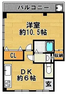 野久保ハイツ【201号室】の間取り