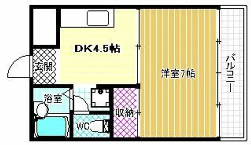 ヴァンドーム【2階】の間取り