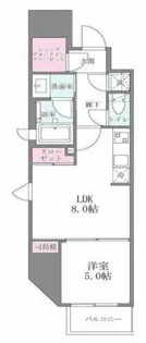 シーズンフラッツ梅田北【12階】の間取り