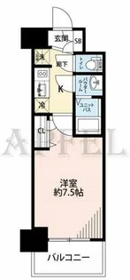 プレサンス堺筋本町センティス【10階】の間取り