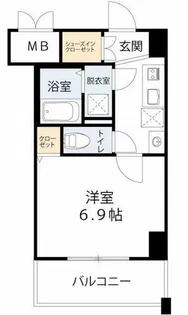 トレヴァンス梅田【5階】の間取り
