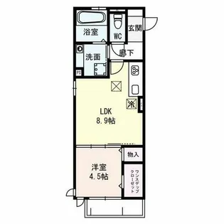 Four Seasons 御厨【3階】の間取り