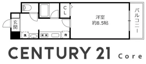 クラインヴォーネン【1階】の間取り
