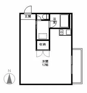 ライセル里【3階】の間取り