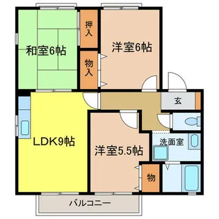 ディアス千代田【2階】の間取り