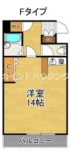 シャトーイズミ【4階】の間取り