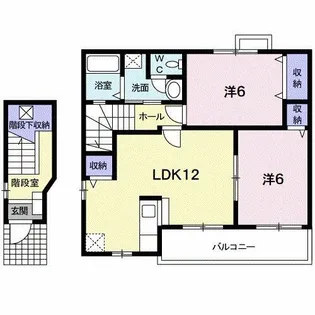 スウィート・アンジュ【2階】の間取り