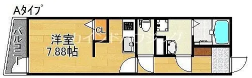 グランパシフィック玉出【2階】の間取り