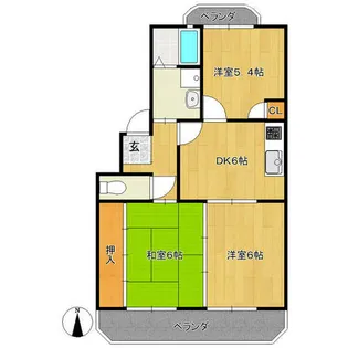 グレイス田中【3階】の間取り