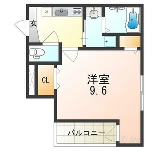 ラメゾン向陵中町Ⅱ番館【2階】の間取り