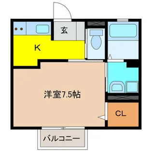 Actys犬山【1階】の間取り