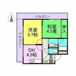 ネオハイツ大須【617号室】の間取り