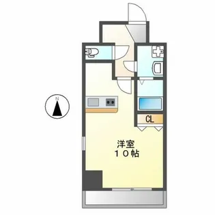 THE RESIDENCE IMAIKE EAST【803号室】の間取り