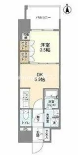 ソルレヴェンテ北堀江Q【4階】の間取り