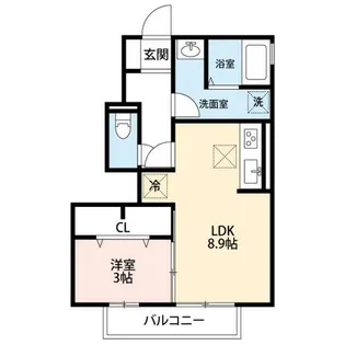 エクスベルジェⅡ【1階】の間取り