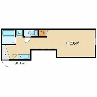 エンゼルハウス【1階】の間取り