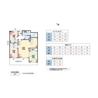 MJR久留米ステーションレジデンス【302号室】の間取り