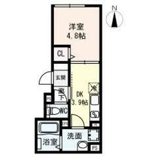 トルナーレ【104号室】の間取り