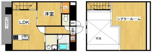 福岡県福岡市博多区吉塚6丁目【マンション】の間取り