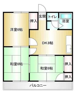 プレジール柏の森【103号室】の間取り