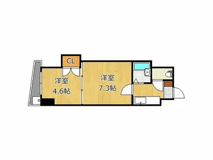 ロイヤルマキシム【0509号室】の間取り