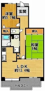 アミル21・サルビア館【103号室】の間取り