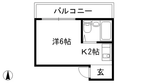 紫光ハイツ【303号室】の間取り