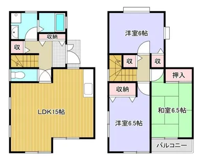 京都府長岡京市天神1丁目【一戸建】の間取り