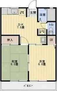 シャトレB【2階】の間取り