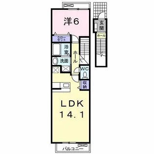 エアリースクエアⅠ【2階】の間取り