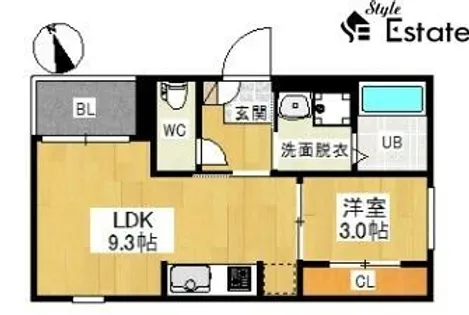 REGALEST blanc【3階】の間取り