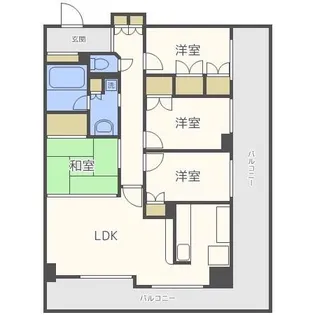 フロンティアタワー日本橋(CITY SPIRE日本橋)【13階】の間取り