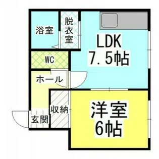 グリーンハイツ【1-1号室】の間取り