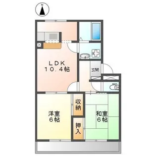 グレイス藤 野洲市永原【2階】の間取り