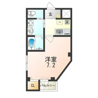 エヌエムスワサントキャトルズ【1階】の間取り