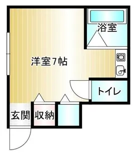セゾン花水木【A205号室】の間取り