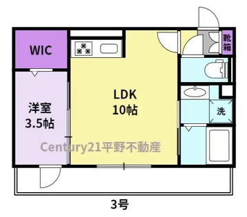 Soavita南薫西【3階】の間取り