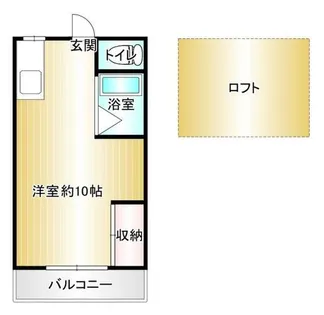 シティーベールニュー飯塚【2階】の間取り