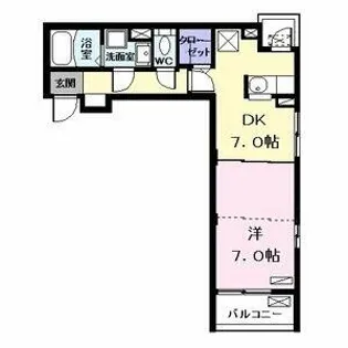 ミ・カーサ【1階】の間取り