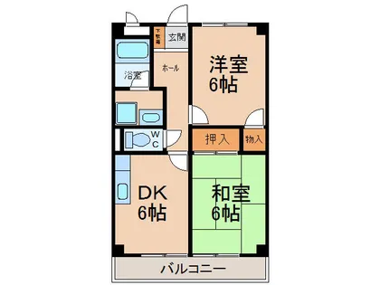 コーポすみれ【2階】の間取り