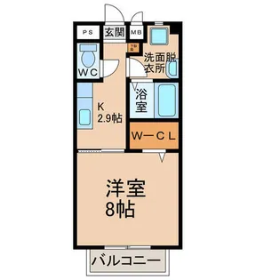 ジュネス【2階】の間取り