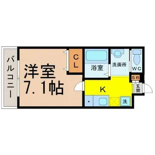 A・City守山小幡【2階】の間取り