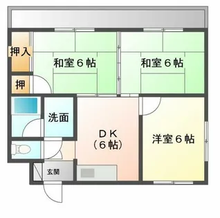 コーポサンセット【301号室】の間取り