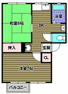 ソファレ錦織【1階】の間取り
