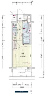 プレサンスNAGOYAシティオ【8階】の間取り